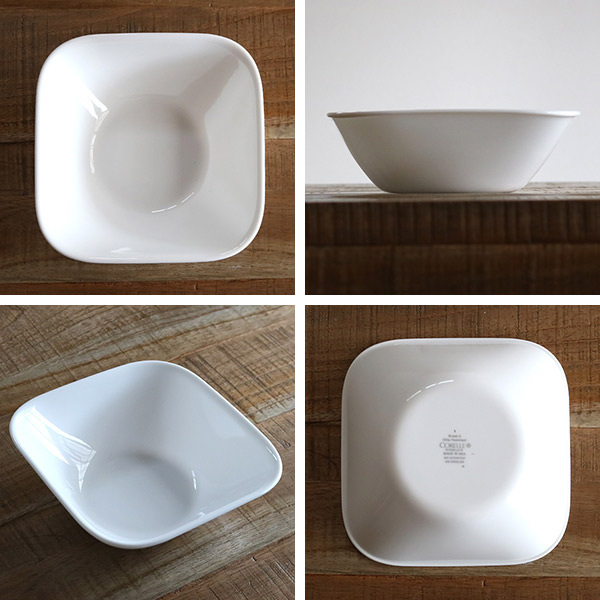 ボウル 22.5cm スクエア コレール CORELLE フェアリーフローラ （ 食洗