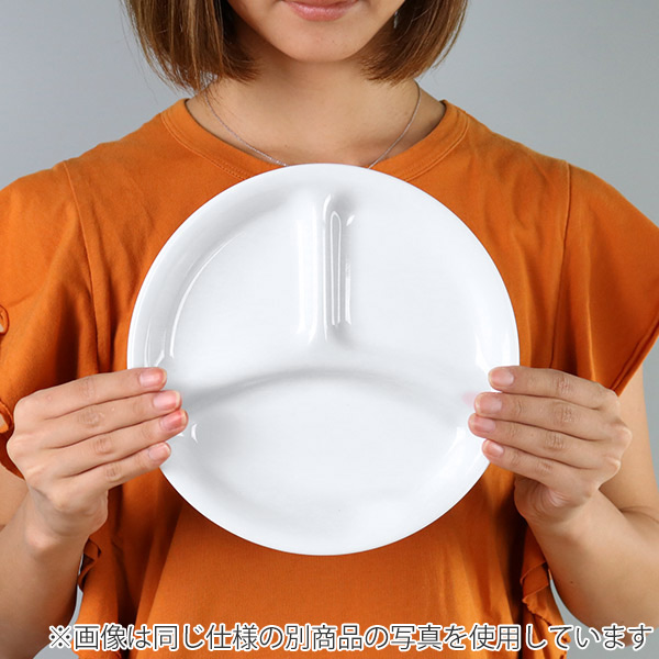 ランチプレート 21.5cm コレール CORELLE フェアリーフローラ 5枚セット （ 食洗機対応 電子レンジ対応 オーブン対応 仕切り皿 白 お皿 ランチ皿 耐熱 白い食器 ワンプレート 丸皿 仕切り 花柄 洋食器 おしゃれ ）_4