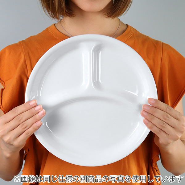 ランチプレート 26cm コレール CORELLE フェアリーフローラ 5枚セット （ 食洗機対応 電子レンジ対応 オーブン対応 仕切り皿 白 お皿 ランチ皿 耐熱 白い食器 ワンプレート 大皿 丸皿 仕切り 花柄 洋食器 おしゃれ ）_4