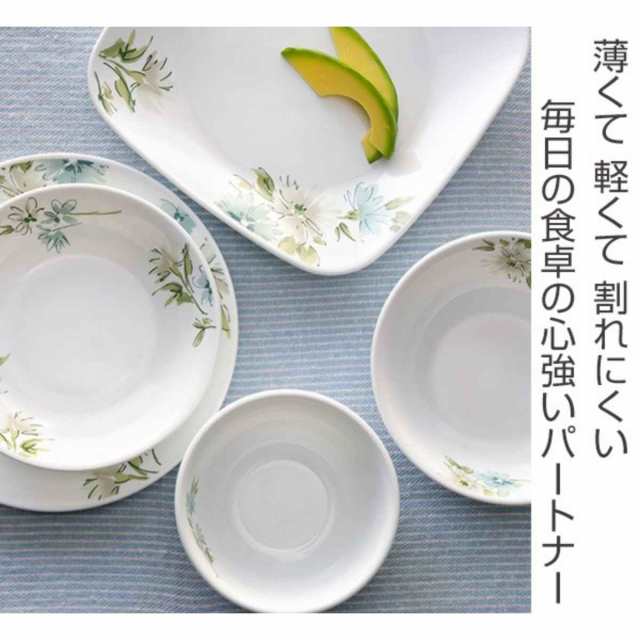 ボウル 16cm コレール CORELLE フェアリーフローラ 5個セット （ 食洗機対応 電子レンジ対応 オーブン対応 中鉢 白 お皿 取り皿 耐熱 白い食器 深鉢 丸 サラダボウル 取り鉢 花柄 洋食器 おしゃれ ）の通販は
