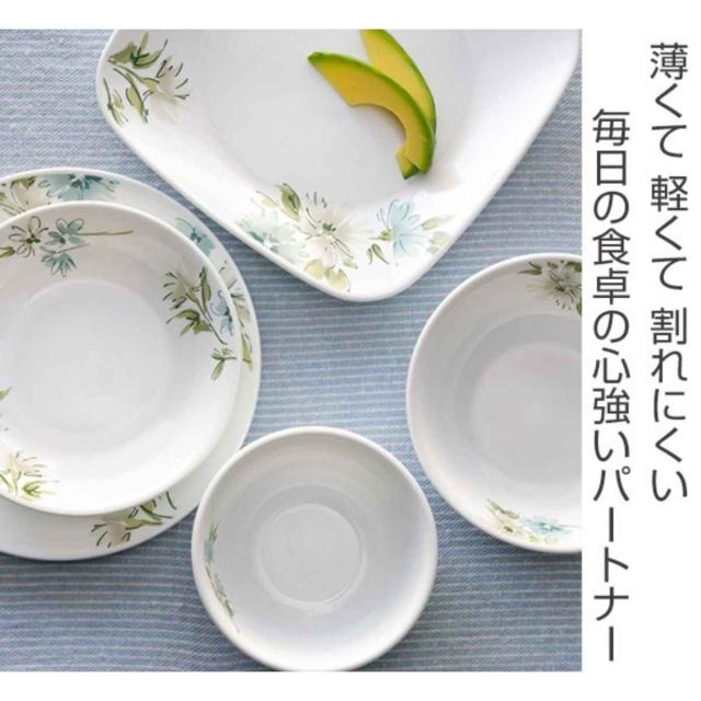 ボウル 22.5cm スクエア コレール CORELLE バイオレットミスト 5個