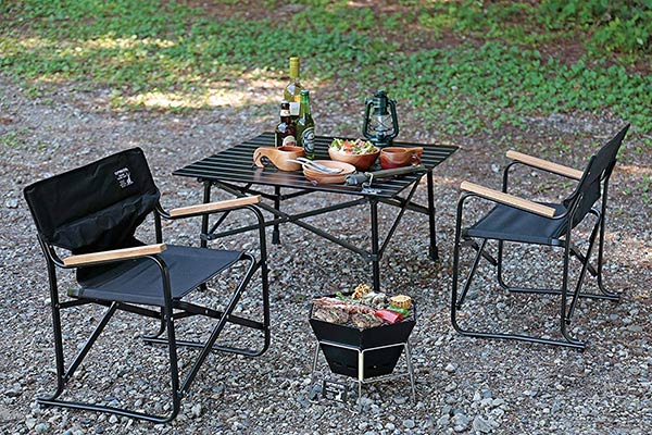 コンロ バーベキュー ステンレスファイアグリルM キャプテンスタッグ