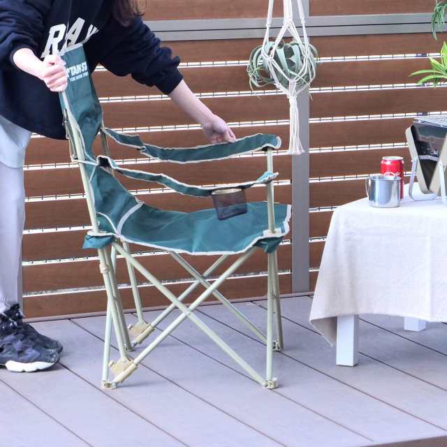 アウトドアチェア 折りたたみ リクライニングラウンジチェア