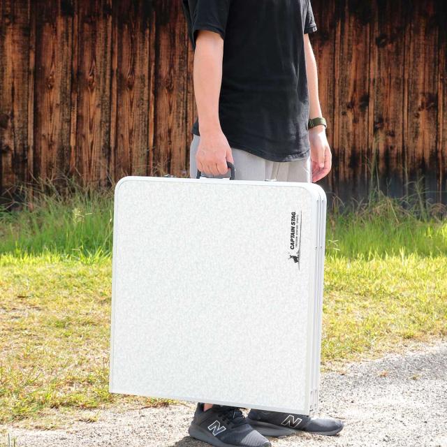 アウトドアテーブル 折りたたみ 120×60cm Mサイズ アルミツーウェイ
