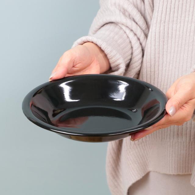 ヒューマンメイド 皿 2枚セット 食器 プレート ホーロー キャンプ