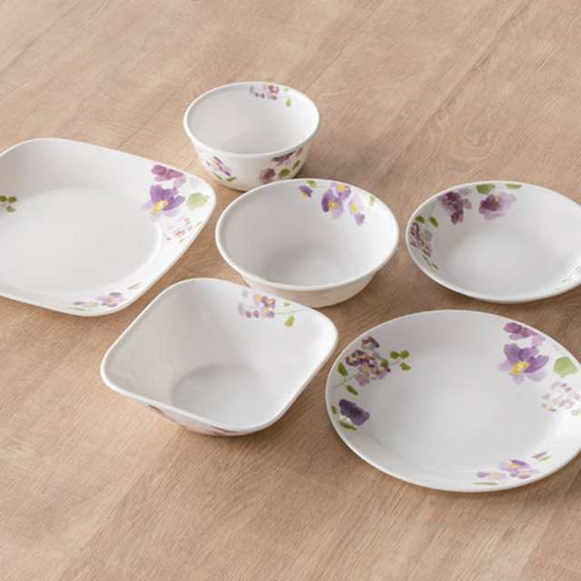 プレート 26.5cm 長皿 コレール CORELLE バイオレットミスト （ 食洗機