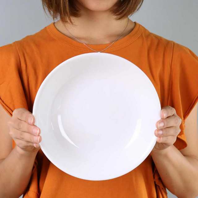 プレート 21.5cm 深皿 コレール CORELLE バイオレットミスト （ 食洗機対応 電子レンジ対応 オーブン対応 耐熱 お皿 深い 白 中皿  取り皿｜au PAY マーケット