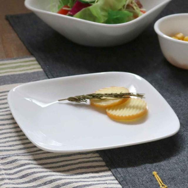 プレート 17cm コレール CORELLE スクエア 白 食器 皿 角皿 ウインターフロスト 同色5枚セット （ 食洗機対応 ホワイト 電子レンジ対応 お皿 白い 白い皿 平皿 ケーキ皿 パン皿 中皿 盛り皿 角型 洋食器 ）の通販は 5,339円