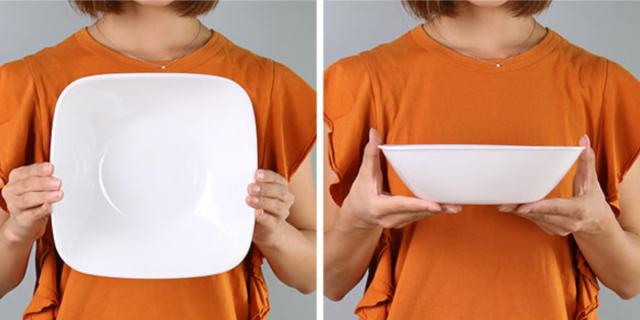 ボウル 23cm コレール CORELLE スクエア 白 食器 皿 角皿