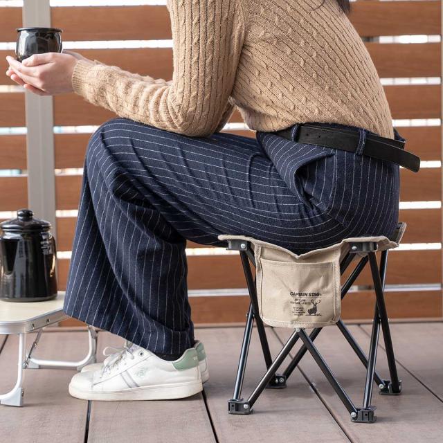折りたたみチェア シャルマン ちょこっとチェア カーキ キャプテン