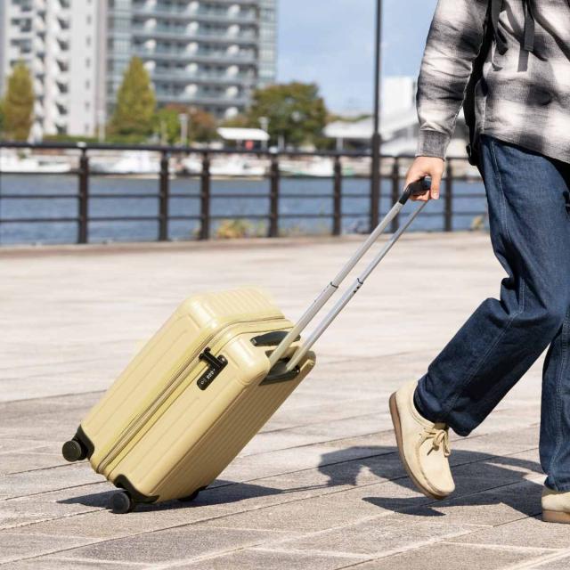 スーツケース 35L TSAロックWFタイプ Sサイズ キャプテンスタッグ （ CAPTAIN STAG トラベル 旅行 キャリーバッグ トラベルハードケース ダブルファスナー TSAロック 超軽量 出張 ）_16