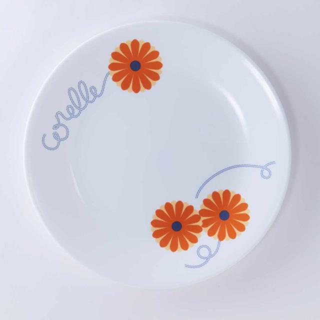 食器 5点セット CORELLE コレール オレンジマーガレット 強化ガラス