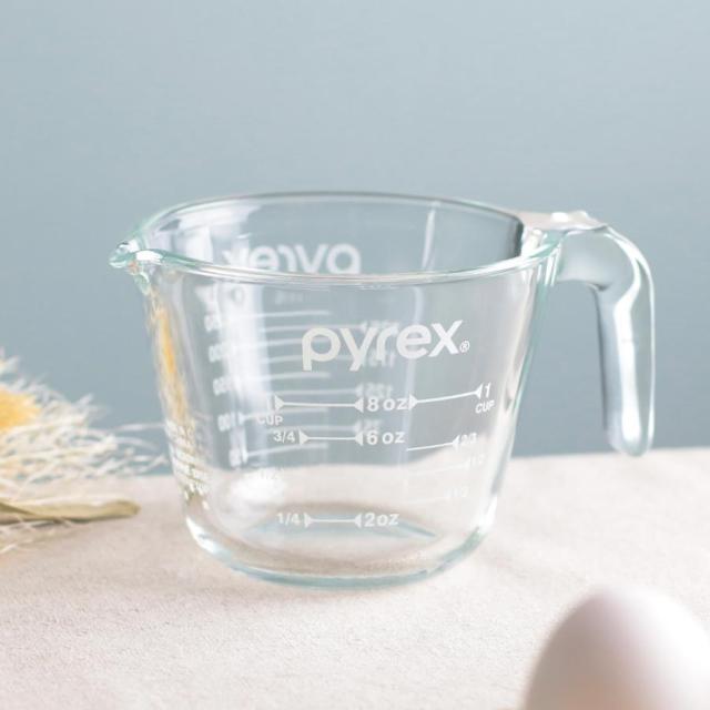 PYREX 計量カップ 250ml 耐熱ガラス 取っ手付き メジャーカップ