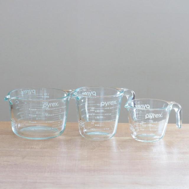 PYREX 計量カップ 500ml 耐熱ガラス 取っ手付き メジャーカップ