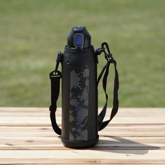 水筒 1.5L ファストチャージャー ダイレクトボトル ポーチ付き （ 保冷