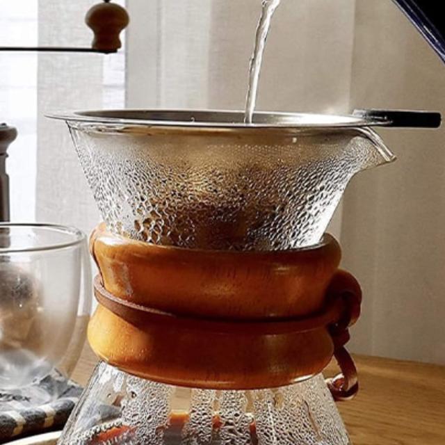 コーヒーサーバー 400ml Pyrex パイレックス ステンレスフィルター付き