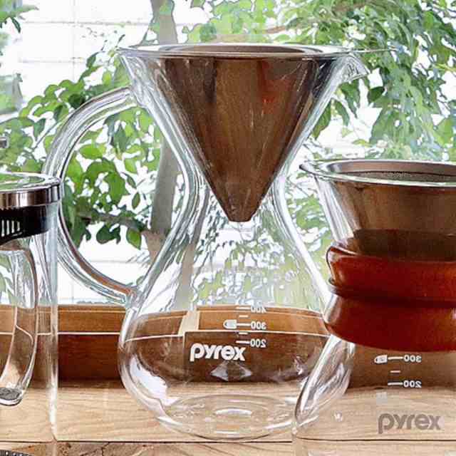 コーヒーサーバー 800ml Pyrex パイレックス ステンレスフィルター付き 耐熱ガラス （ 電子レンジ対応 コーヒー サーバー ガラス  フィルター ステンレス セット 耐熱 コーヒードリッパー 目盛り付き 珈琲 ）の通販はau PAY マーケット - お弁当グッズのカラフルBOX |  au ...