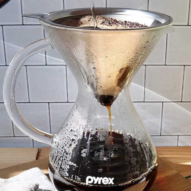 コーヒーサーバー 800ml Pyrex パイレックス ステンレス コーヒーサーバー 800ml Pyrex パイレックス ステンレス