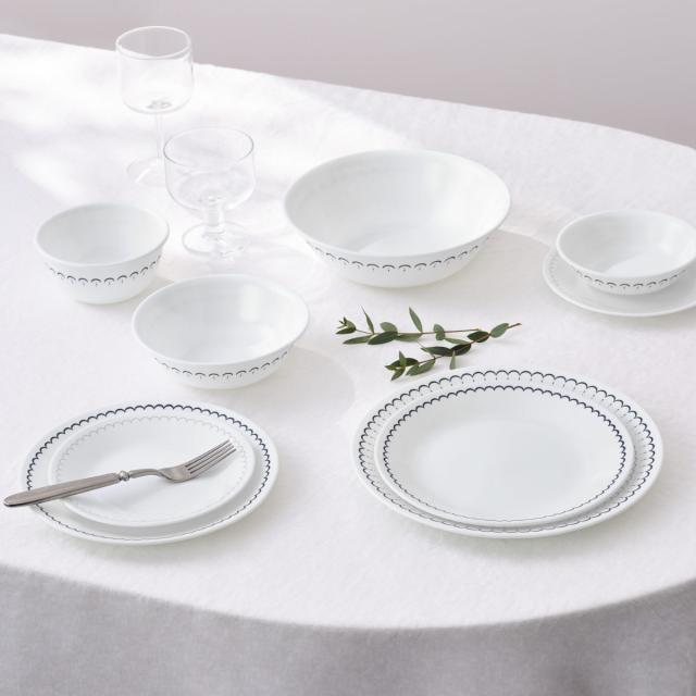 ランチプレート 26cm CORELLE コレールカスピアンレース ランチ皿 大