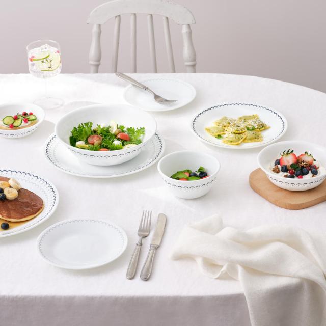 ランチプレート 26cm CORELLE コレールカスピアンレース ランチ皿 大