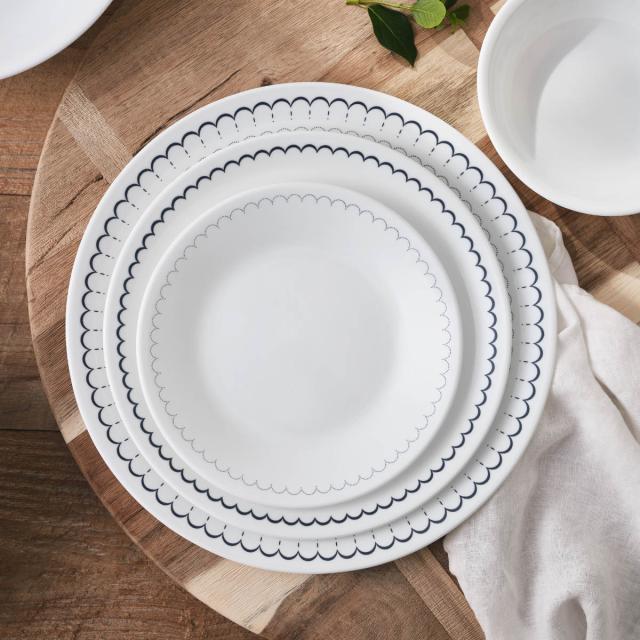 ランチプレート 26cm CORELLE コレールカスピアンレース ランチ皿 大