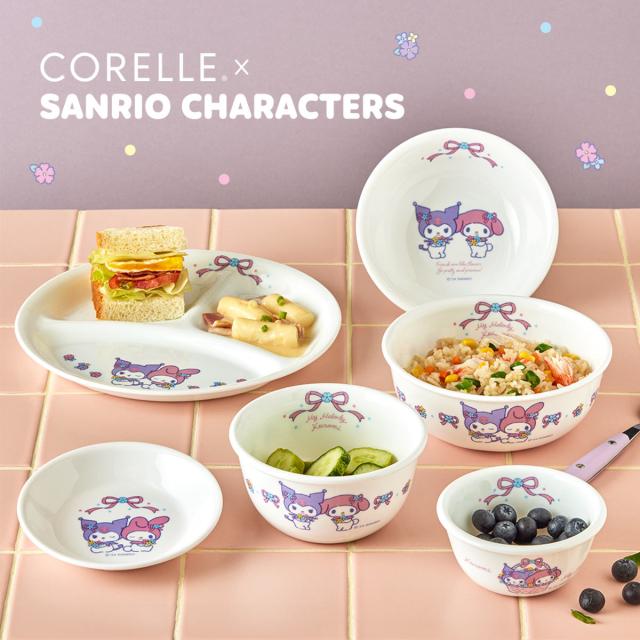 プレート 12cm CORELLE コレールマイメロディ＆クロミ ミニプレート