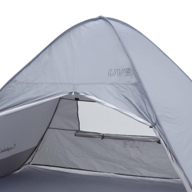 テント キャプテンスタッグ シャルマン ポップアップ フルクローズ （ CAPTAIN STAG UVカット バッグ付き アウトドア 海水浴 プール シェルター 紫外線カット 90％カット 収納バッグ付き ビーチテント 日除けテント おしゃれ ）_5