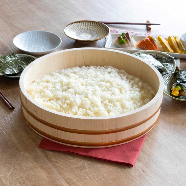 寿司桶 39cm 和の里 木製飯台 約一升用 （ すし桶 天然木 木製 飯台