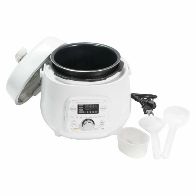 電気圧力鍋 2.5L クイックエコ （ 電気 圧力鍋 自動 電動 調理家電 キッチン家電 万能調理器 レシピ付き 炊飯 普通食 介護食 離乳食 やわらか食 高齢者 介護 4合炊き 圧力式電気鍋 自動調理 2.5リットル ）_6