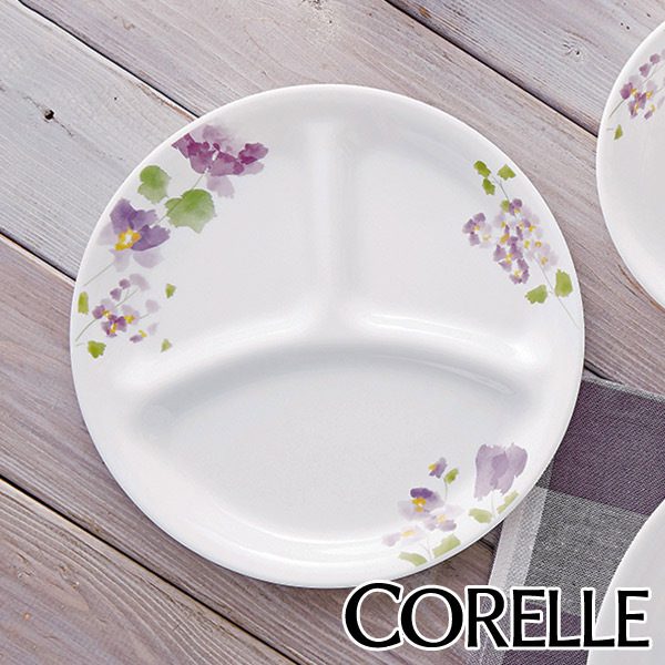 ランチプレート 22cm コレール Corelle 皿 食器 バイオレットミスト 仕切り皿 白 食洗機対応 電子レンジ対応 お皿 ランチ皿 オーブンの通販はau Pay マーケット リビングート