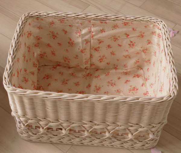 籐 フタ付バスケット スタッキング 持ち手付 fiore 幅38cm 籐 フタ付バスケット スタッキング 持ち手付 fiore 幅38cm