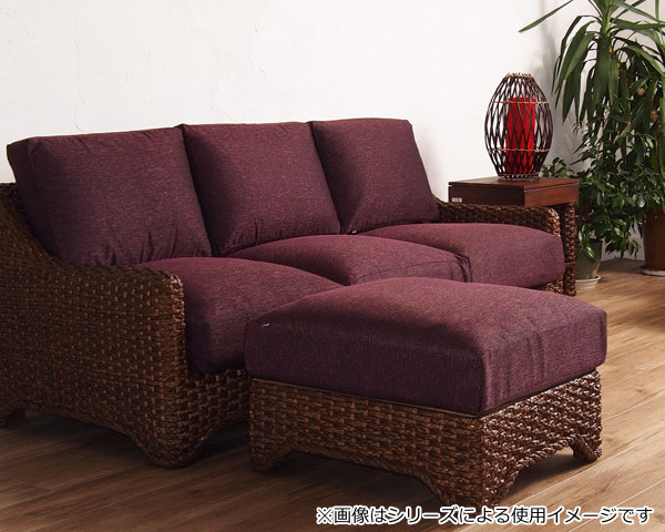 ソファ 3人掛け ウォーターヒヤシンス製 アジアン家具 LOTUS 幅180cm （ クッションソファ ソファー クッション 選べる おしゃれ ホテルライク クッション付き ラウンジチェア クッションソファー バリ アジアン ）_13