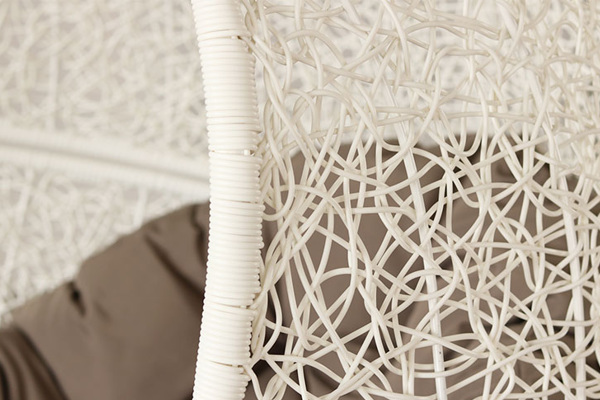 ハンギングチェア ホワイト リゾート ラタン アジアン 1人掛けソファ ハンギングチェア ホワイト リゾート ラタン アジアン 1人掛けソファ