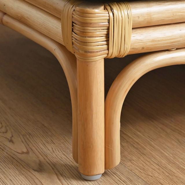 籐 センターソファ 座面高47cm Breeze （ ラタン ブリーズ ソファ クッション イス 籐家具 完成品 パーソナルソファ ソファー 1P 籐椅子 リゾート 組み合わせ グレー 無地 ）の通販は