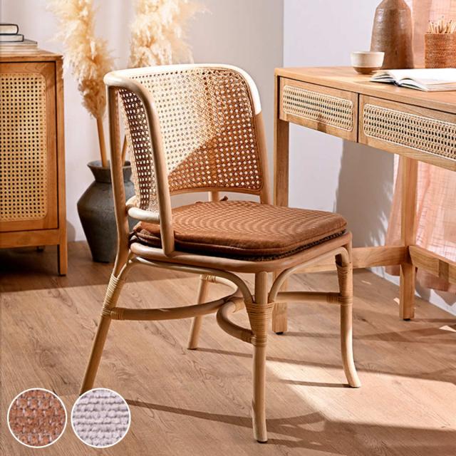 籐家具꧂ラタン ハイバックチェア2脚&コーヒーテーブルセット 籐素材