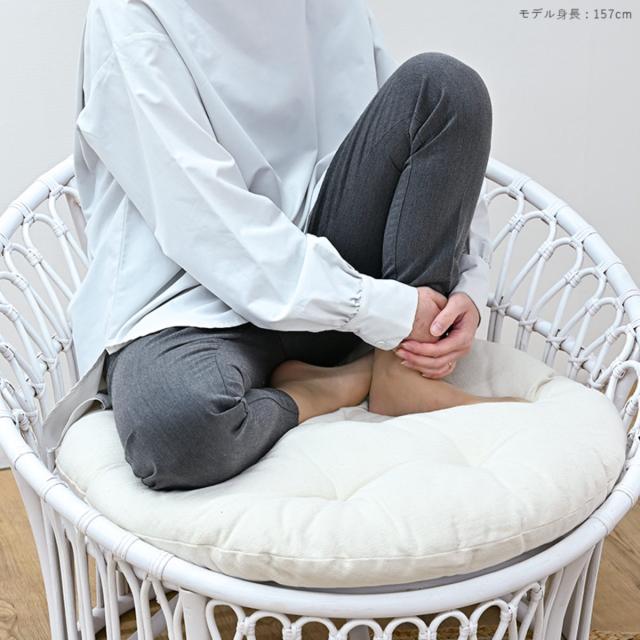 パーソナルチェア ラタン 座面高40cm fiore （ ラタンチェア 椅子 アームチェア リビング 腰かけ 籐 籐編み 籐製 チェアー イス いす ダイニング リビングチェア クッション 完成品 ）_10