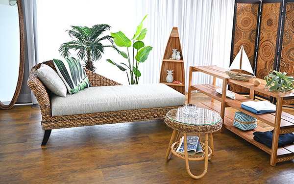 アバカ☆オットマン☆洗える☆リゾート風☆アジアン☆スツール