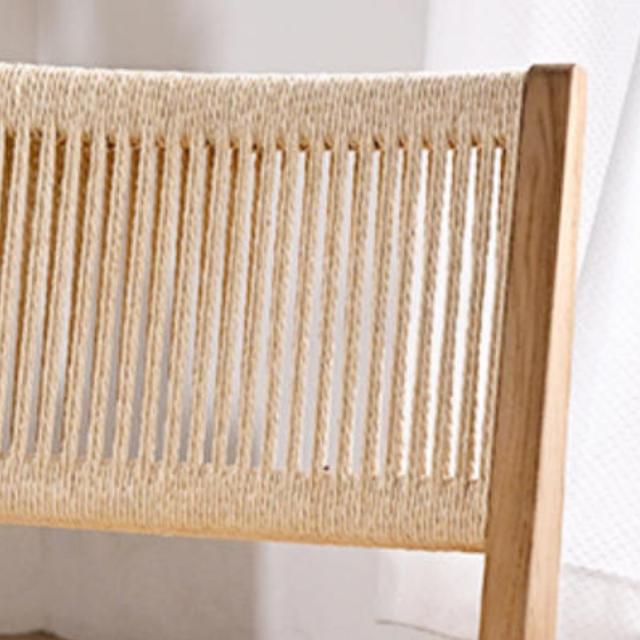 ペーパーコード座椅子 座面高17cm チーク材 （ 座椅子 座いす ローチェア 1人掛け 完成品 木製 天然木 ロータイプ 座面 広い 背もたれ付き 軽い 軽量 肘なし 座イス 低い 低設計 チェア イス 椅子 いす リビング 畳 和室 座敷 ）_16