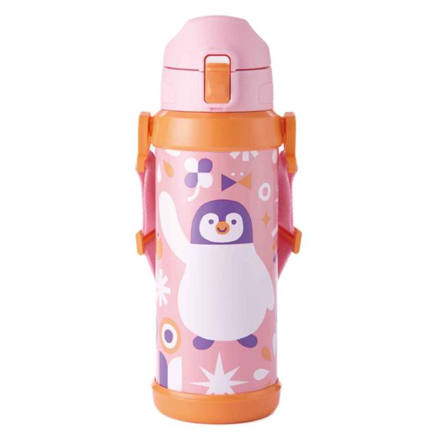 水筒 キッズ 800ml ステンレス ワンタッチ キッズボトル 直飲み 保冷 保温 ワンプッシュ ステンレスボトル 子供 動物 直のみ 子供用水の通販はau Pay マーケット お弁当グッズのカラフルbox