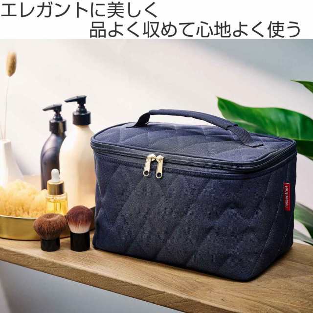 Amazon | Rajjo 化粧ポーチ 二層 ポケット 機能的 ダブル