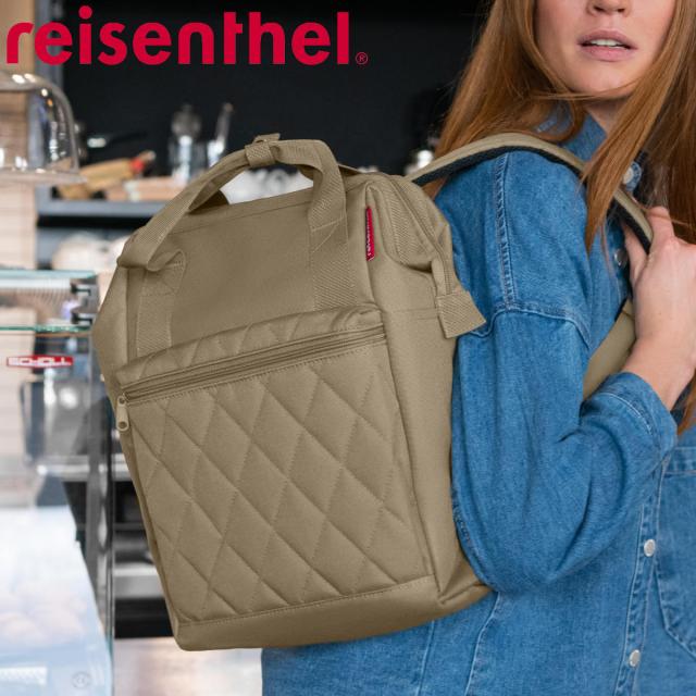 リュック ライゼンタール ALLROUNDER R ロンバスシリーズ （ reisenthel リュックサック 四角 バックパック レディース 大人 通勤 通学 ポケット付き キャリーオン バッグ エコバッグ ママバッグ 軽量 ）