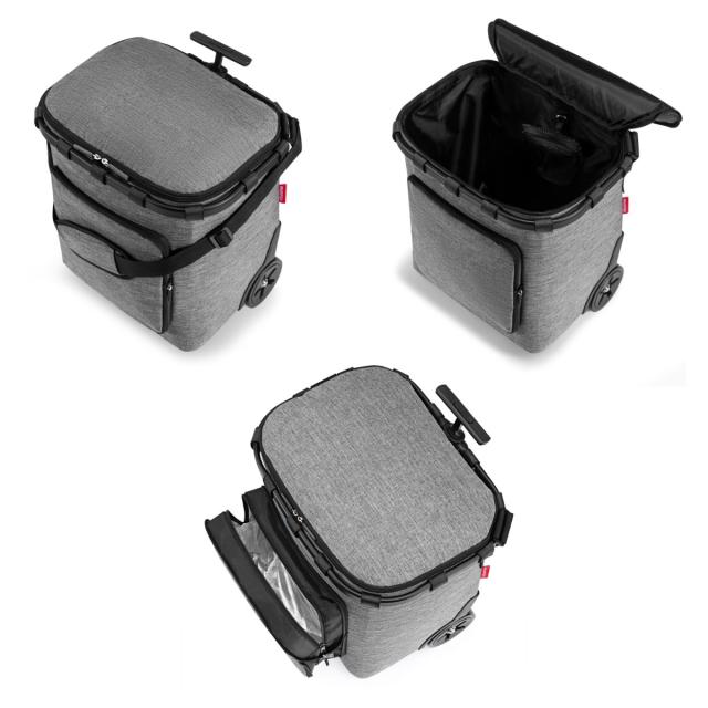 ショッピングカート reisenthel ライゼンタール CARRYCRUISER PLUS FRAME （ カート キャリーカート 保冷 保温 買い物 軽量 フタ付き 買い物カート 頑丈 大容量 キャスター 2輪 おしゃれ ）_2