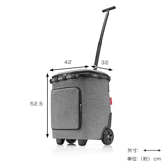 ショッピングカート reisenthel ライゼンタール CARRYCRUISER PLUS FRAME （ カート キャリーカート 保冷 保温 買い物 軽量 フタ付き 買い物カート 頑丈 大容量 キャスター 2輪 おしゃれ ）_4