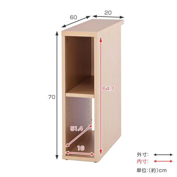 法人限定 デスクラック ノルム 幅cm 木製デスク 隙間収納 送料無料 サイドラック 棚 収納 ラック オフィス スリム 収納ラック の通販はau Pay マーケット リビングート