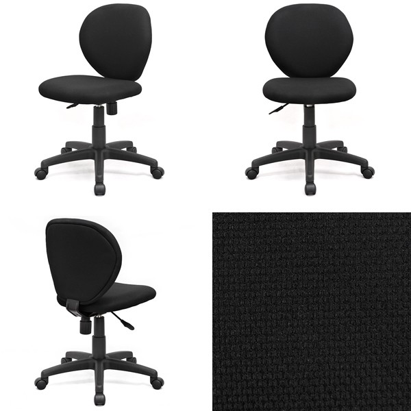 法人限定】 オフィスチェア キャスター付き 座面高43cm〜54cm 昇降式