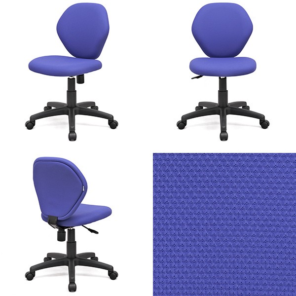 昇降式 デスクチェア（キャスター付）定価3万程 法人限定） オフィスチェア キャスター付き 座面高43cm〜54cm