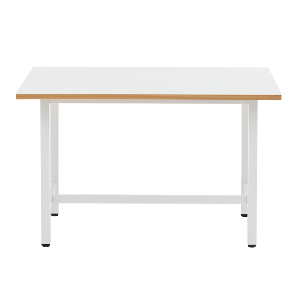 【法人限定】 作業台 幅120cm 奥行75cm テーブル 作業台テーブル DIY ワークテーブル （ 作業机 幅 120 机 作業デスク 工作台 オフィス 簡易テーブル 軽作業 デスク オフィス家具 会社 学校 作業スペース ホワイト ）_7