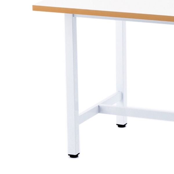 【法人限定】 作業台 幅180cm 奥行75cm テーブル 作業台テーブル DIY ワークテーブル （ 作業机 幅 180 机 作業デスク 工作台 オフィス 簡易テーブル 軽作業 デスク オフィス家具 会社 学校 作業スペース ホワイト ）_7