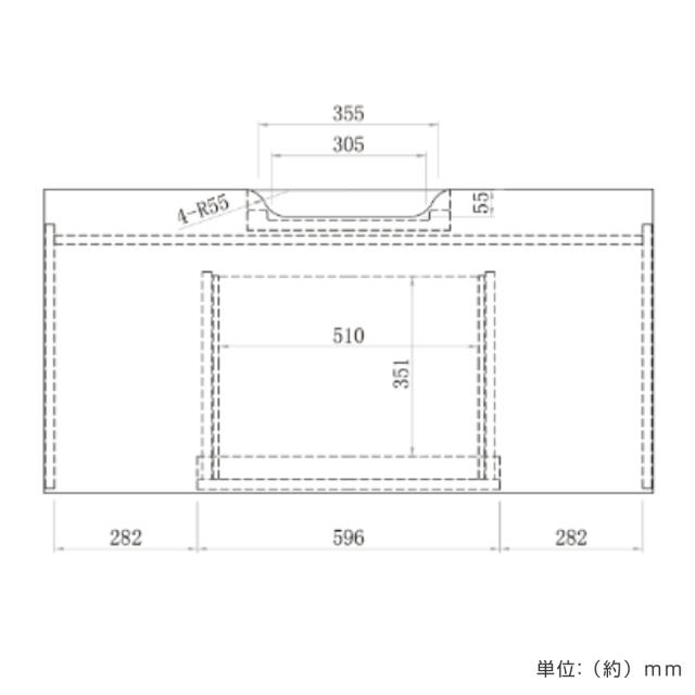 オフィスデスク 引出し付き 幅120×奥行60cm 木製 PLANN （ 法人限定 デスク 事務机 シンプル 机 収納付き 引出し パソコンデスク ワークデスク 平机 オフィス 会社 木目調 配線受け 背面化粧仕上げ 事務所 オフィス家具 ）_5