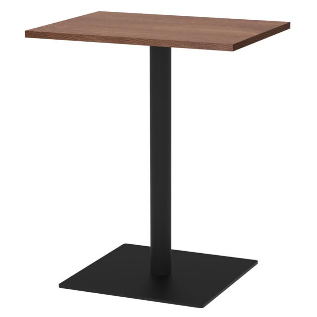 カフェテーブル 角形 幅60×奥行45×高さ72cm リスタ （ 法人限定 オフィス カフェ ラウンジ テーブル コンパクト 木目調 スタイリッシュ ナチュラル シンプル おしゃれ 会議 ミーティング ）_9
